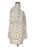 Assorted Brands 100% Polyester Ivory Short Sleeve Blouse Size XL (estimated) - photo 4