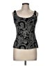 Alex Evenings Black Sleeveless Top Size M - photo 1