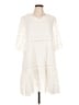 Eri + Ali 100% Polyester Ivory Casual Dress Size L - photo 1