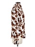 Roper 100% Rayon Animal Print Brown Long Sleeve Blouse Size XS - photo 4