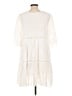 Eri + Ali 100% Polyester Ivory Casual Dress Size L - photo 2