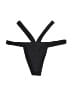 Ivy Solid Black Swimsuit Bottoms Size S - photo 1