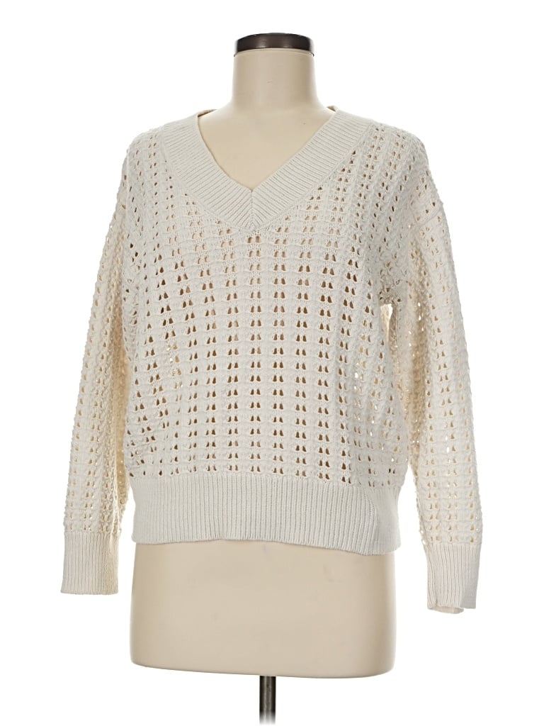 Pre-owned Universal Thread Pullover Sweater In Ivory