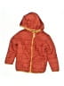 Cat & Jack 100% Recycled Polyester Solid Orange Jacket Size 5T - photo 1