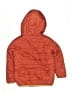 Cat & Jack 100% Recycled Polyester Solid Orange Jacket Size 5T - photo 2