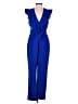 Adelyn Rae Solid Blue Jumpsuit Size XS - photo 1