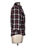 Bebe Plaid Black 3/4 Sleeve Button-Down Shirt Size M - photo 4
