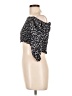 Jolt 100% Rayon Black 3/4 Sleeve Blouse Size L - photo 5