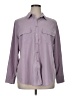Chico's Purple Long Sleeve Button-Down Shirt Size XL (3) - photo 1
