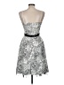 Ruby Rox Paisley Gray Cocktail Dress Size 7 - photo 2