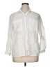 Max Studio Ivory 3/4 Sleeve Button-Down Shirt Size XL - photo 1
