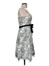 Ruby Rox Paisley Gray Cocktail Dress Size 7 - photo 4