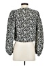 Levi's 100% Polyester Black 3/4 Sleeve Blouse Size S - photo 2