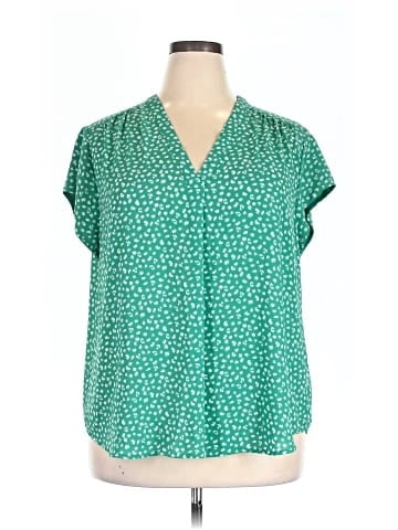 Monday Fun Short Sleeve Blouse (view 1)
