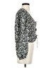 Levi's 100% Polyester Black 3/4 Sleeve Blouse Size S - photo 4