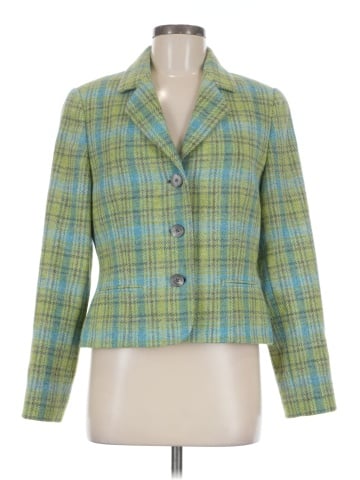 Linda Allard Ellen Tracy Wool Blazer (view 1)