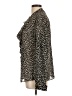 Tory Burch Animal Print Black Blouse Size 12 - photo 5