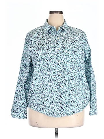 Style&Co 3/4 Sleeve Button-Down Shirt (view 1)