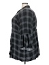 Torrid Plaid Gray 3/4 Sleeve Button-Down Shirt Size 5X Plus (6) - photo 5