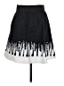 ROMY 100% Cotton Graphic Black Casual Skirt Size S - photo 2