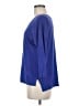 August Silk Blue Pullover Sweater Size M - photo 5