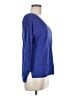 August Silk Blue Pullover Sweater Size M - photo 4