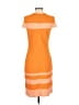 St. John Orange Cocktail Dress Size 6 - photo 2