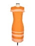 St. John Orange Cocktail Dress Size 6 - photo 1