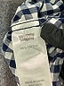 Levi's 100% Cotton Checkered-gingham Blue 3/4 Sleeve Button-Down Shirt Size S - photo 8
