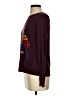Ann Taylor LOFT Print Burgundy Pullover Sweater Size S - photo 5