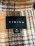 Timing Plaid Brown Coat Size M - photo 6