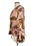 DR2 100% Rayon Paisley Tan Long Sleeve Blouse Size L - photo 5