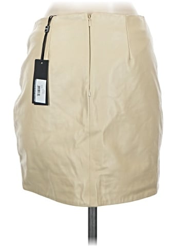 Lamarque Leather Skirt (view 2)