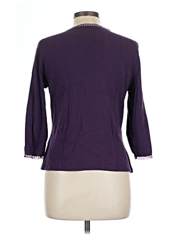 Christopher & Banks 3/4 Sleeve T-Shirt (view 2)