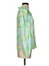 Lilly Pulitzer 100% Polyester Green 3/4 Sleeve Blouse Size 2 - photo 4