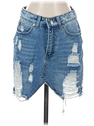Buddy Love Denim Skirt (view 1)