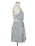 Lulus 100% Rayon Stripes Silver Casual Dress Size S - photo 4