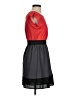 Bebop Color Block Red Casual Dress Size S - photo 4