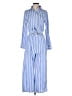 MNG 100% Cotton Stripes Blue Jumpsuit Size XS - photo 1