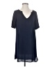 Glam 100% Polyester Solid Blue Casual Dress Size S - photo 1