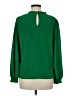CeCe Green Long Sleeve Blouse Size M - photo 2