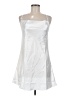 Unbranded 100% Polyester Metallic Silver Cocktail Dress Size M - photo 1