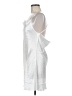 Unbranded 100% Polyester Metallic Silver Cocktail Dress Size M - photo 5