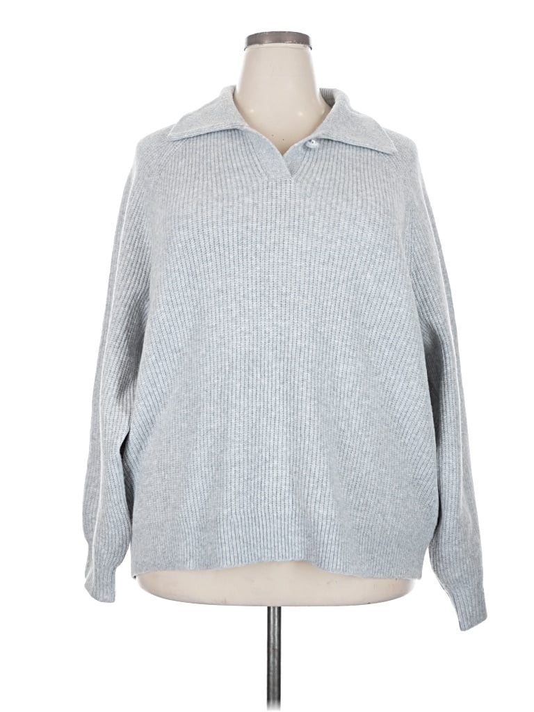Aerie Pullover Sweater In Gray