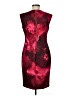 DKNY Graphic Burgundy Cocktail Dress Size 8 - photo 2