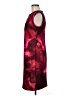 DKNY Graphic Burgundy Cocktail Dress Size 8 - photo 5
