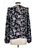 NANETTE Nanette Lepore 100% Polyester Paisley Black Long Sleeve Blouse Size L - photo 2