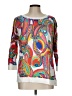 Talbots 100% Cotton Paisley White Pullover Sweater Size L - photo 1