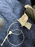 360 Cashmere Solid Blue Poncho Size S - photo 4