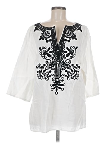 Saint Tropez West 3/4 Sleeve T-Shirt (view 1)